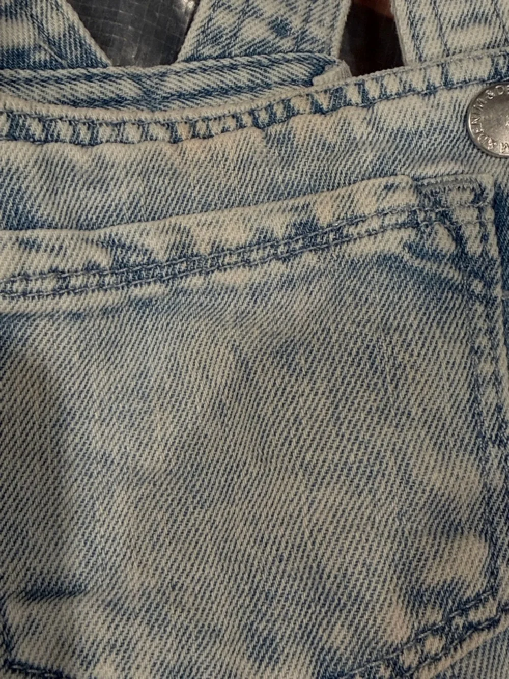 H&M denim overall girls dress 2T